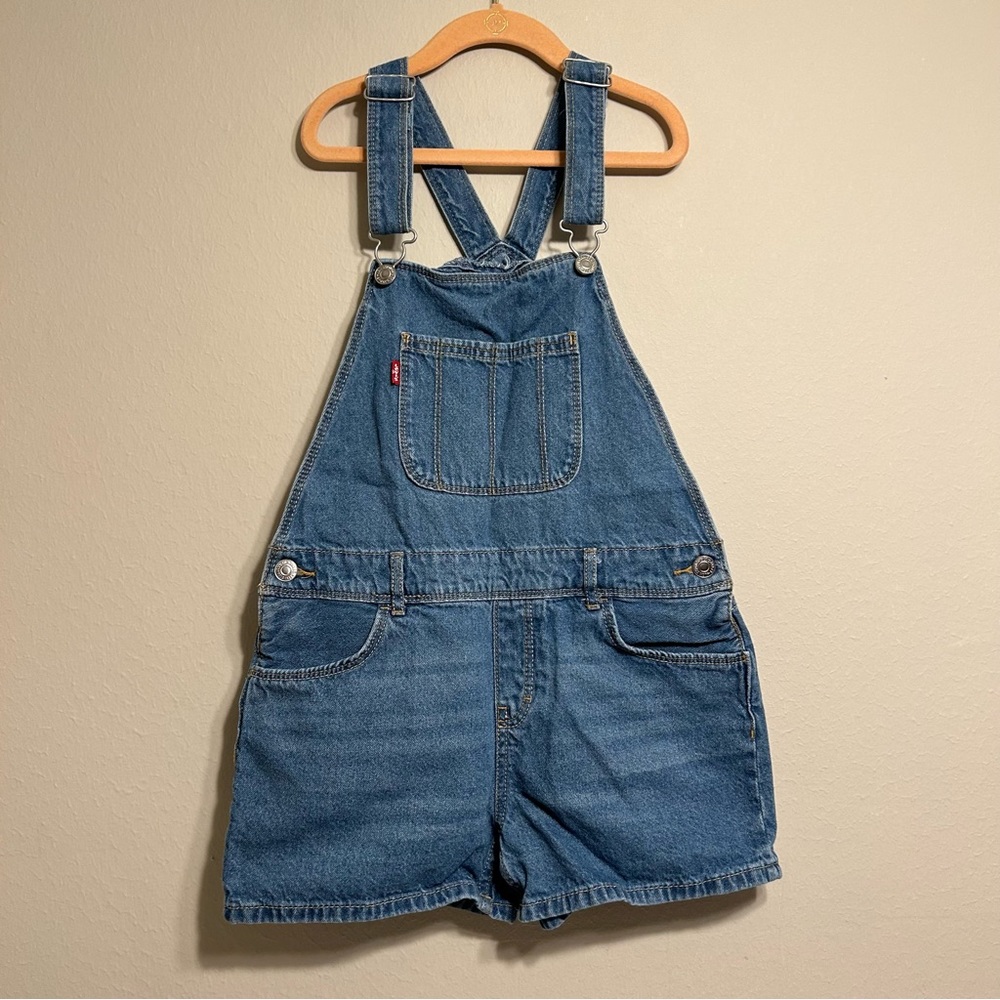 Levi’s Shortall Denim Medium Washed Blue SizeL‎ 12/14